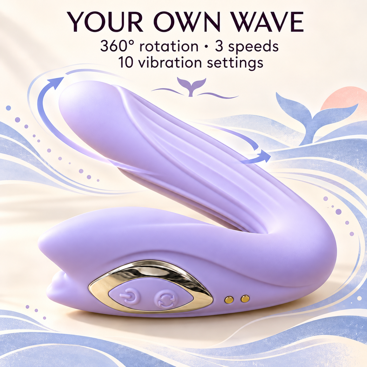 Whale Kiss – Rotating G-Spot & Clitoral Vibrator
