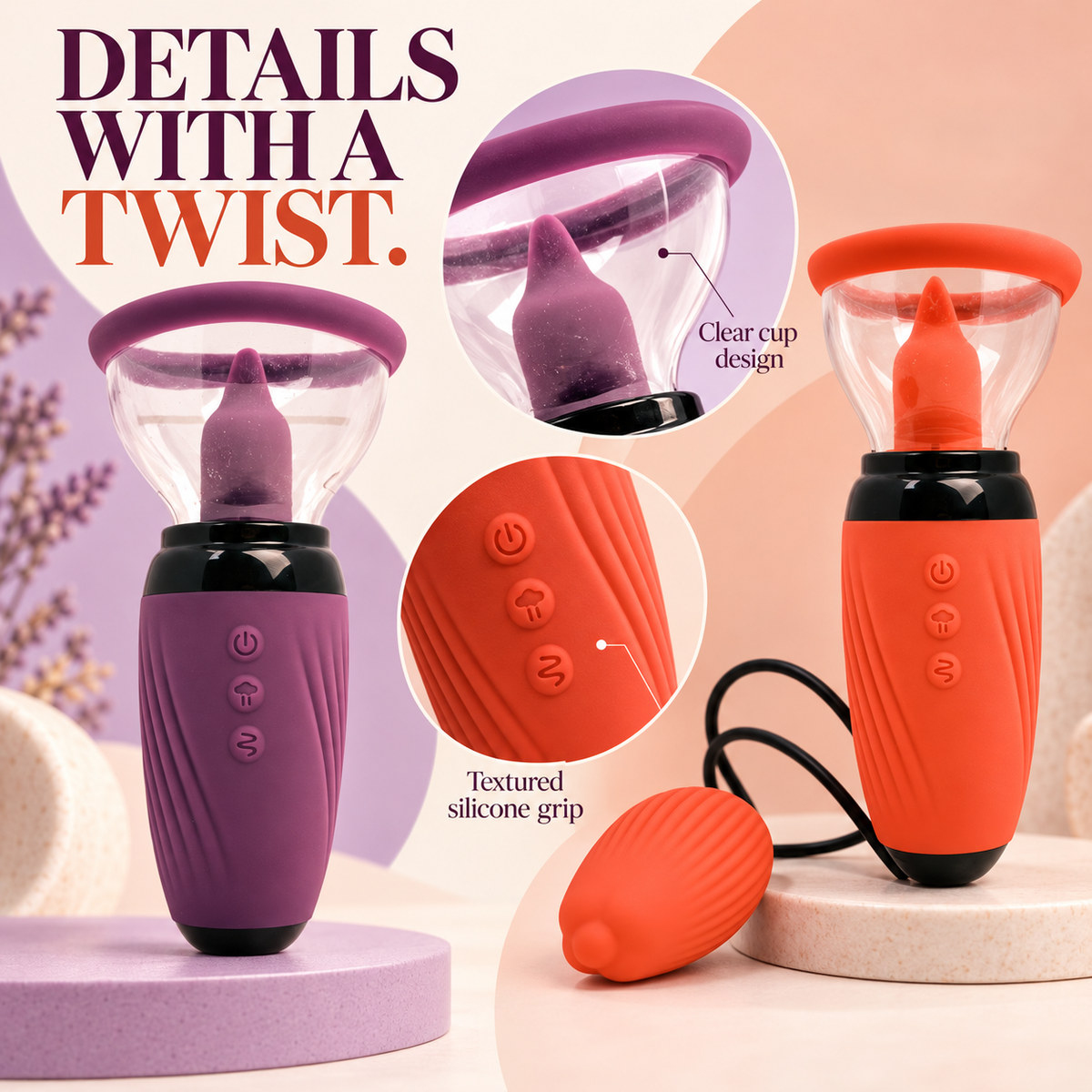Poppy – Vacuum Suction & Vibration Massager