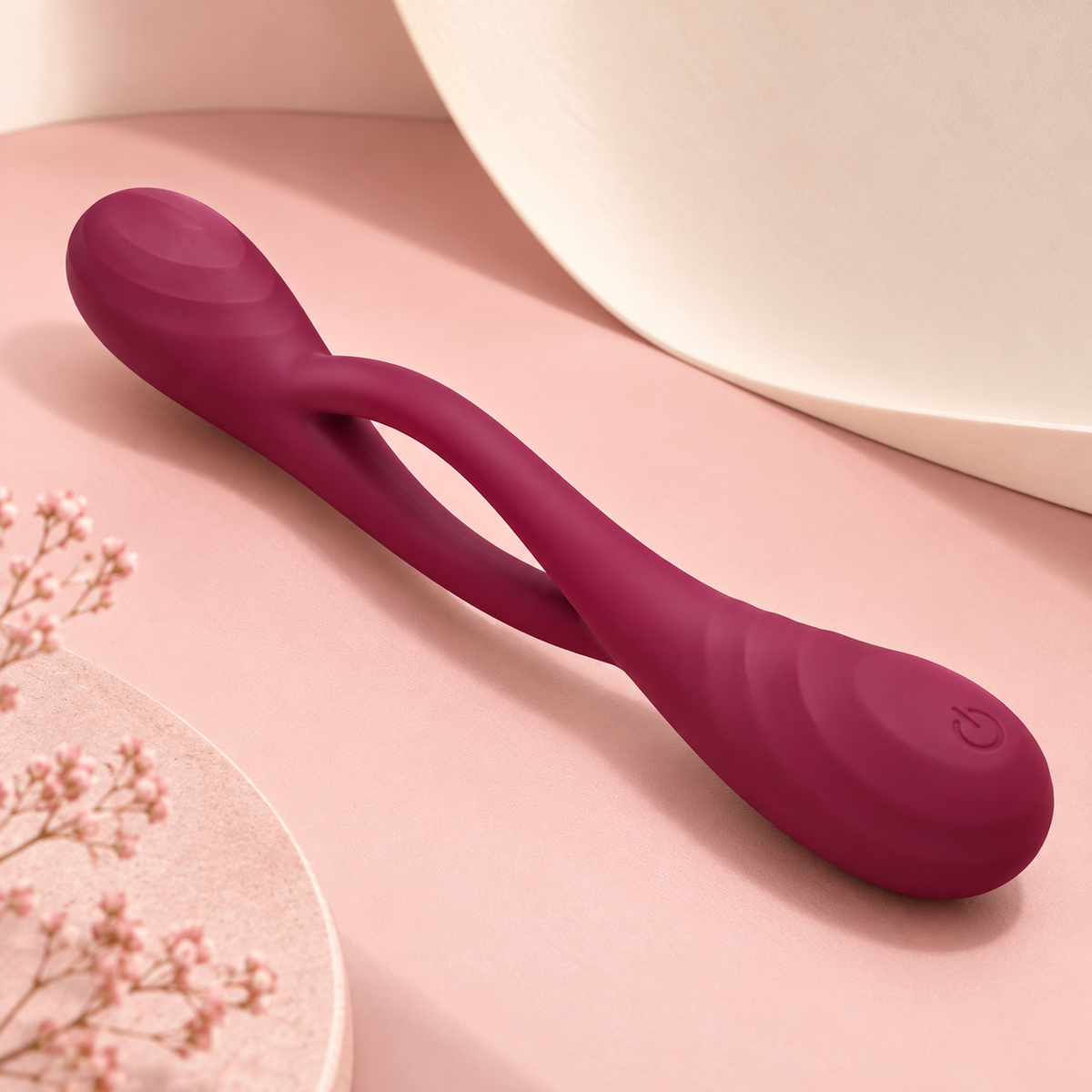 Berry Bend – Vibrador flexible de doble extremo